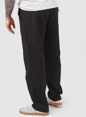 Ezra Fatigue Twill Trouser - Black