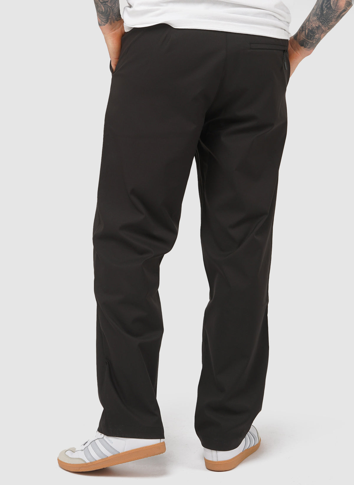 Ezra Fatigue Twill Trouser - Black