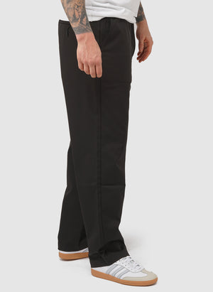 Ezra Fatigue Twill Trouser - Black