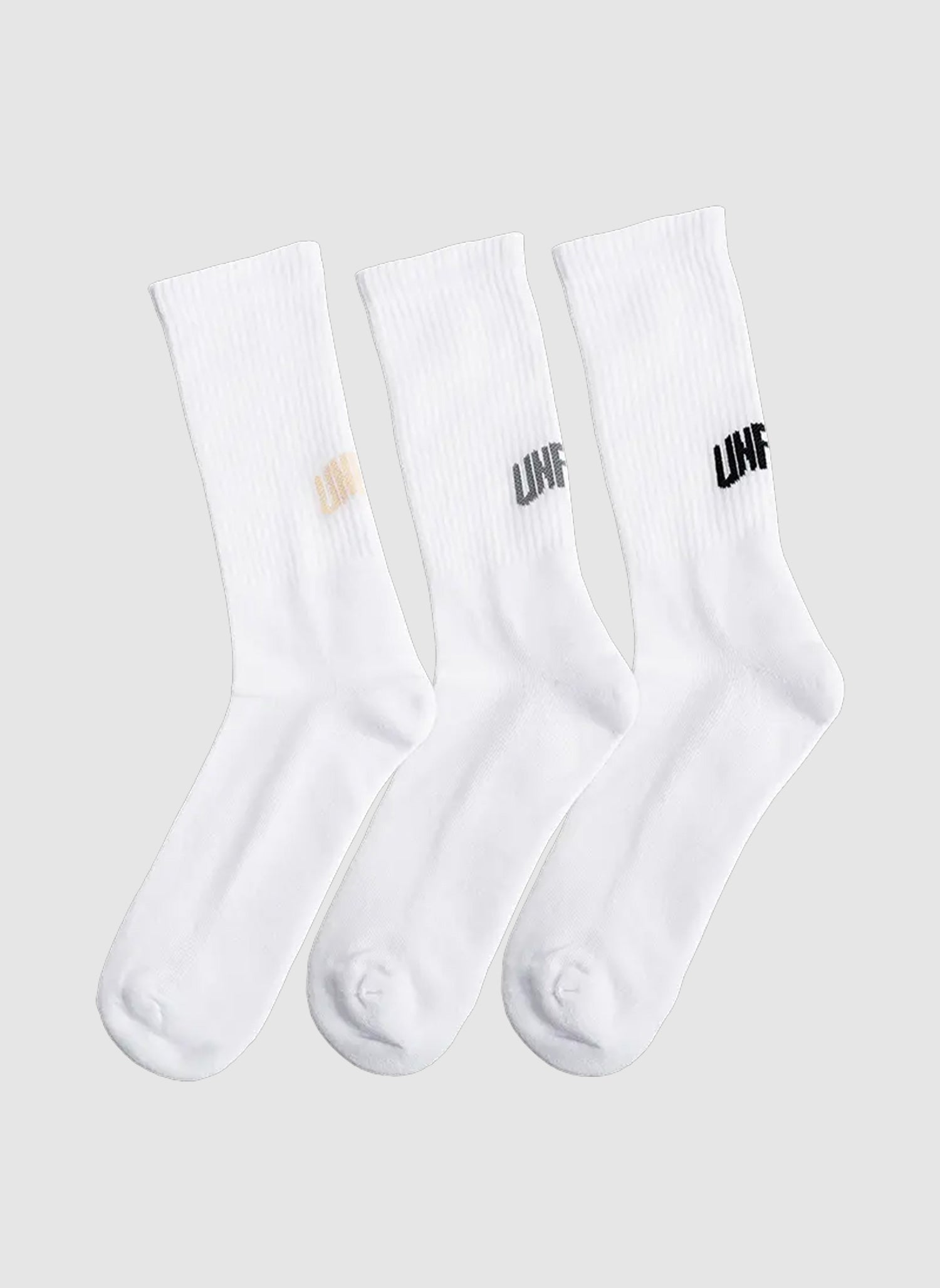 Curved Color Mix Socks (3 Pack)