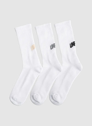 Curved Color Mix Socks (3 Pack)