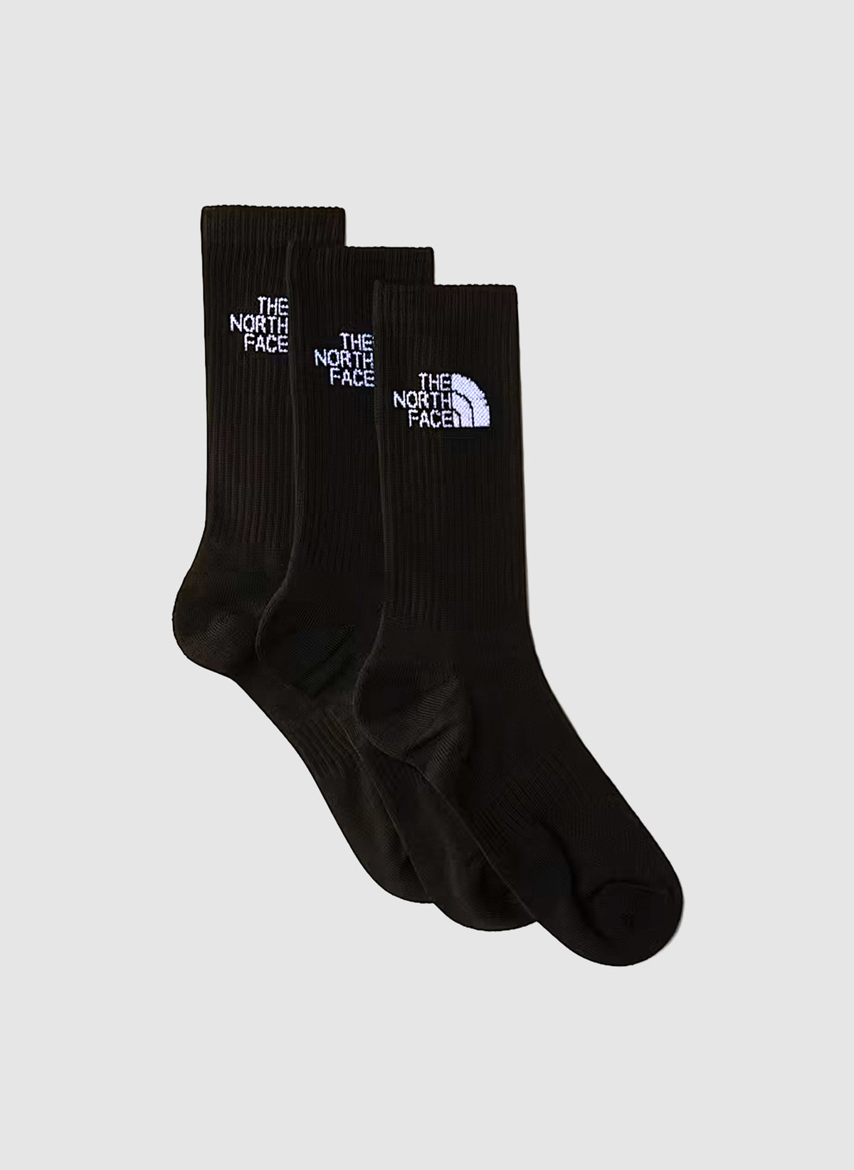 Three Pack Standard Crew Socks - Black