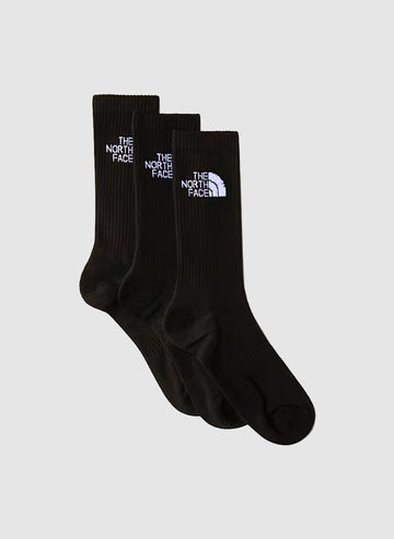 Three Pack Standard Crew Socks - Black