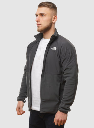 Glacier Heavyweight Full Zip - Asphalt Grey/TNF Black