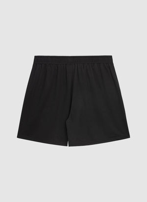 Classic Label Mesh Shorts - Black