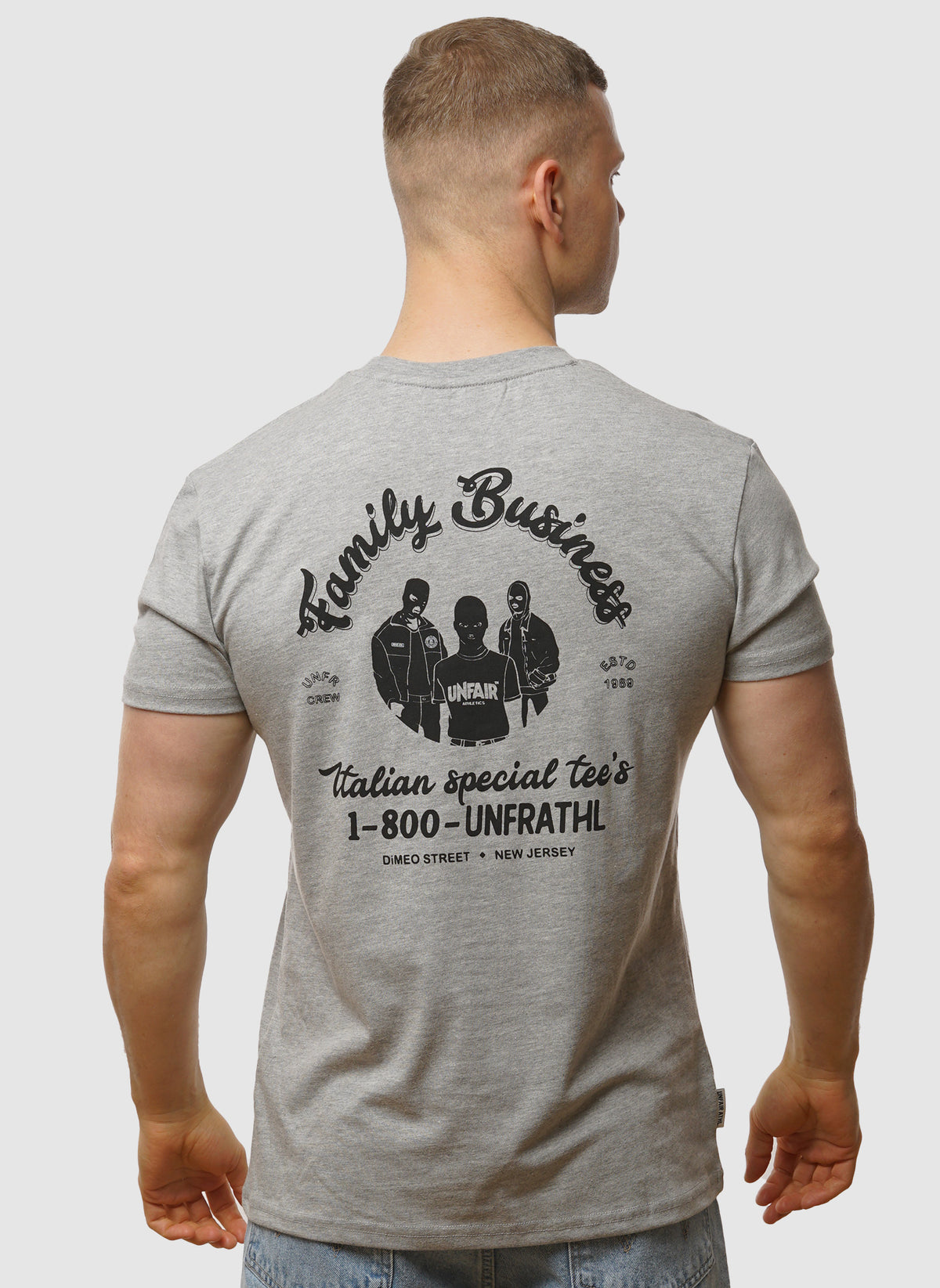 Family Business T-Shirt - Grey Melange