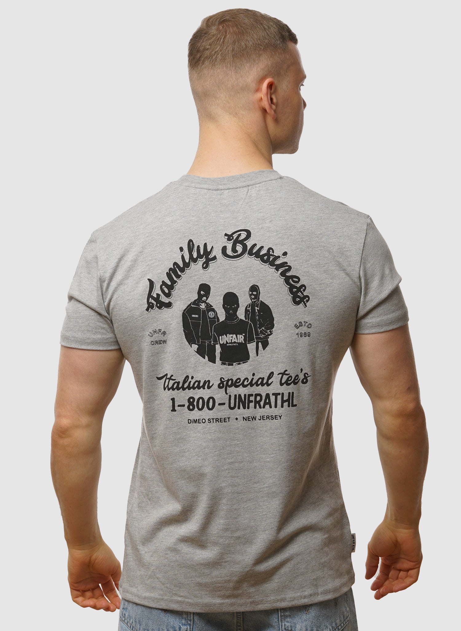 Family Business T-Shirt - Grey Melange