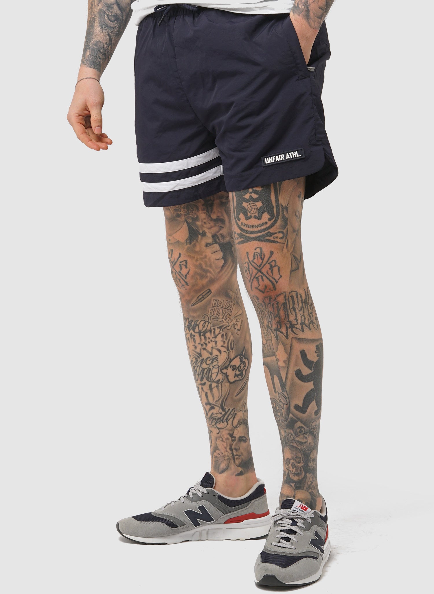 DMWU Athletic Swim Shorts - Navy
