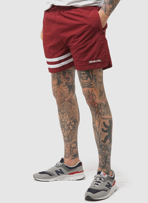 DMWU Athletic Swim Shorts - Burgundy
