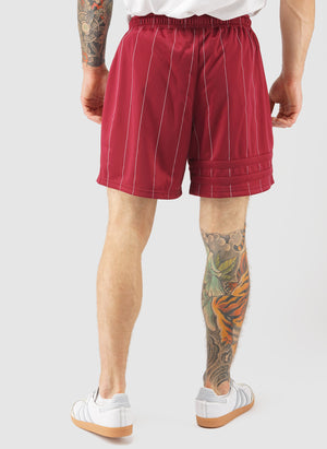 DMWU Athletics Shorts Pinstripes - Burgundy