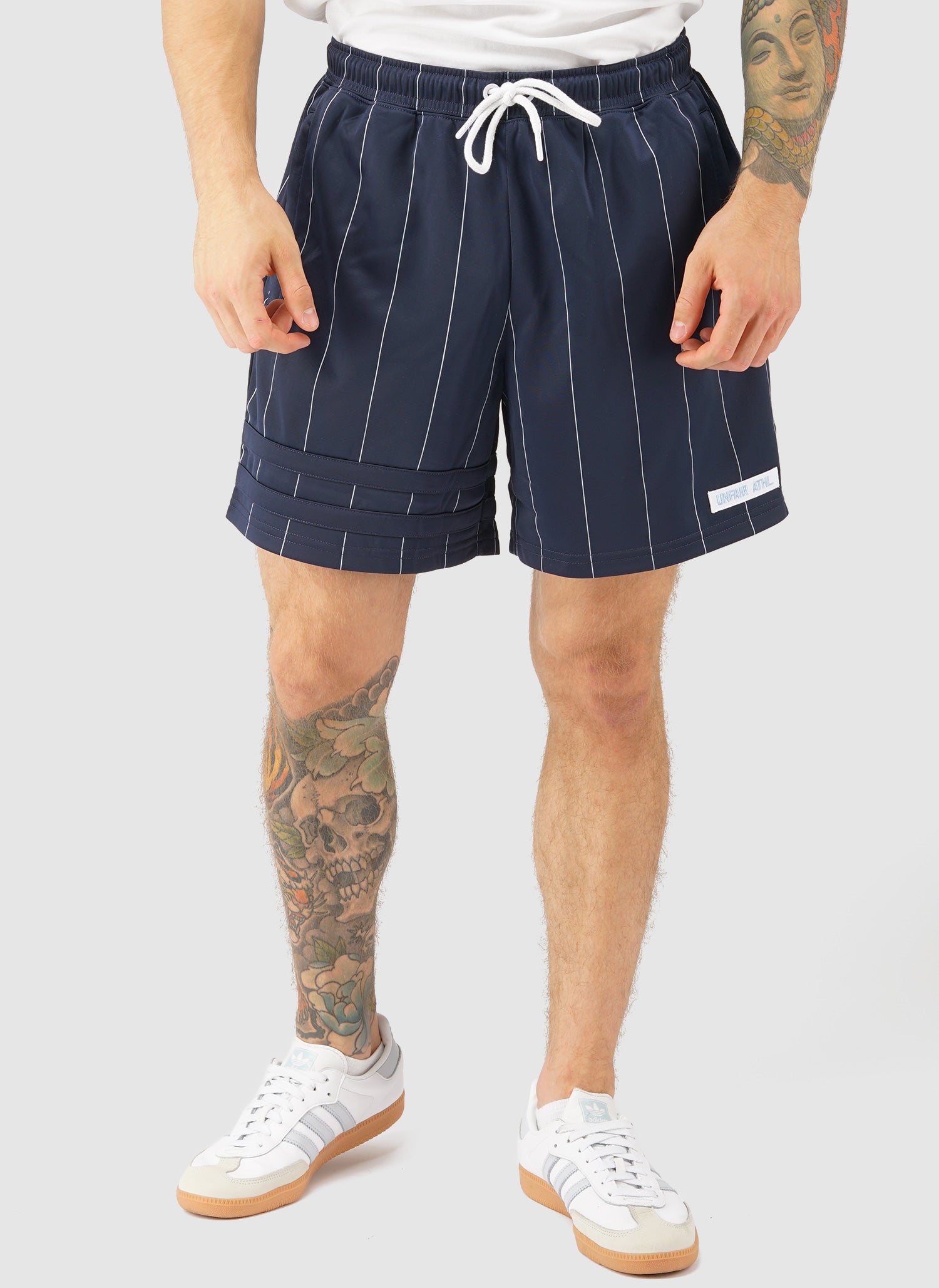 DMWU Athletics Shorts Pinstripes - Navy
