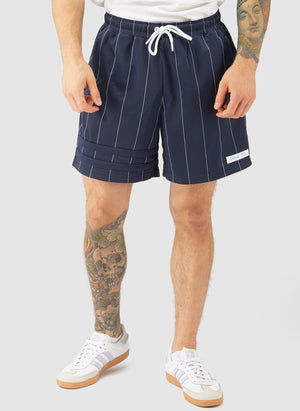 DMWU Athletics Shorts Pinstripes - Navy