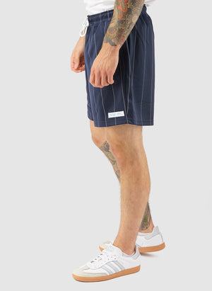 DMWU Athletics Shorts Pinstripes - Navy