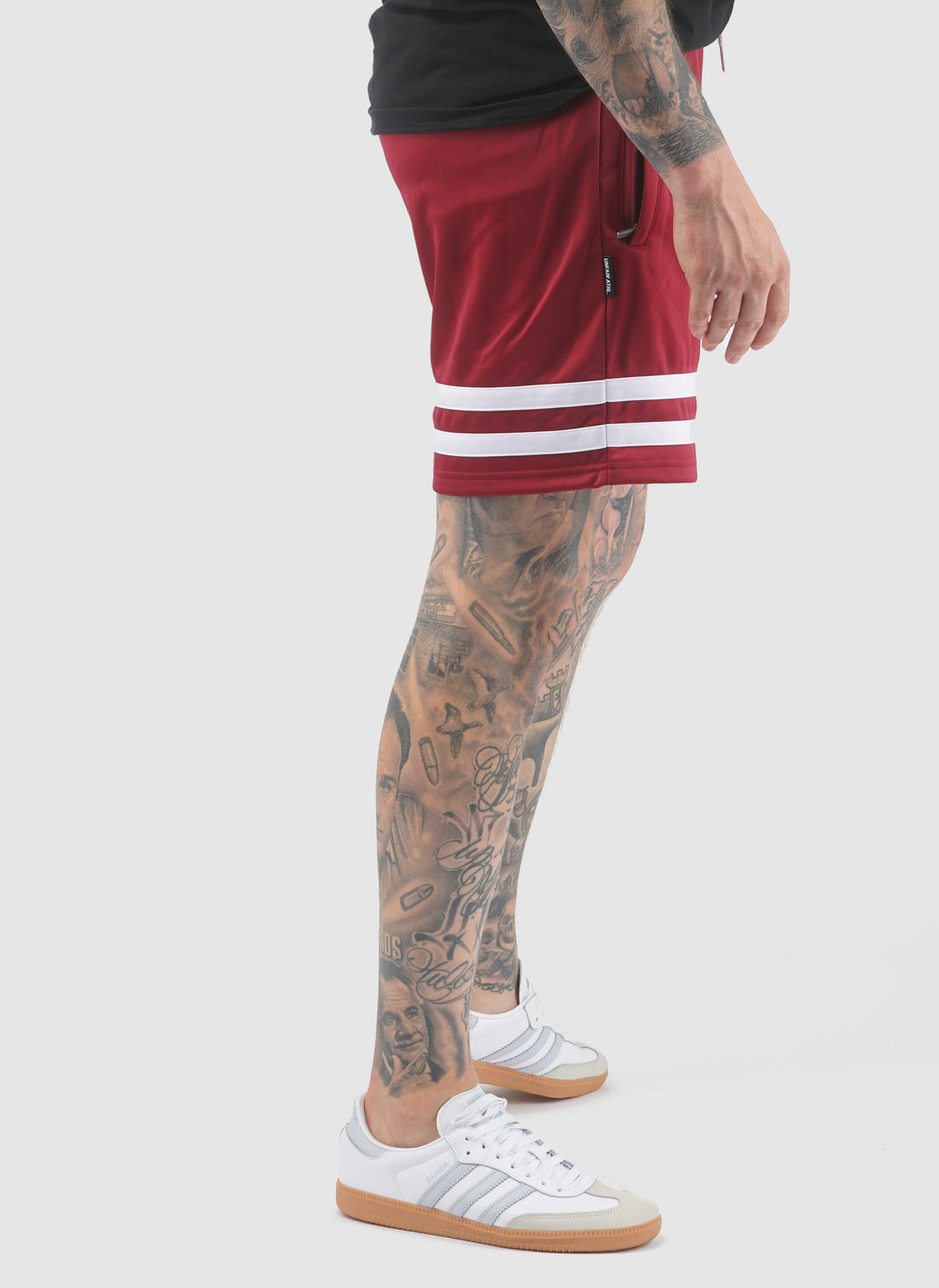 DMWU Athletic Shorts - Burgundy