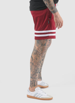 DMWU Athletic Shorts - Burgundy