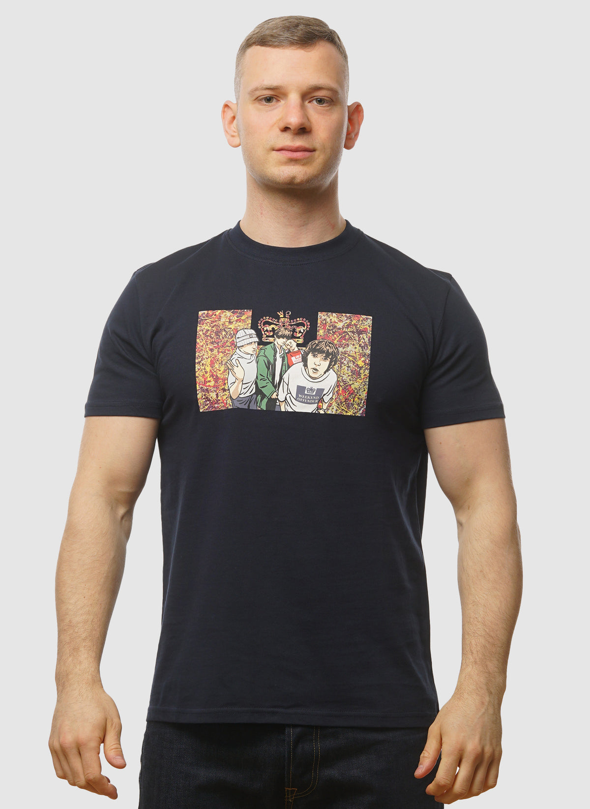 Number 5 Graphic T-Shirt - Navy