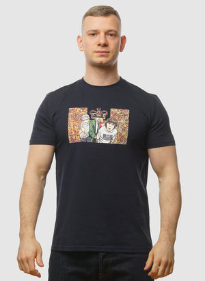 Number 5 Graphic T-Shirt - Navy