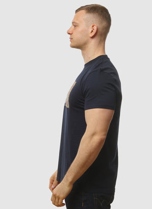 Number 5 Graphic T-Shirt - Navy