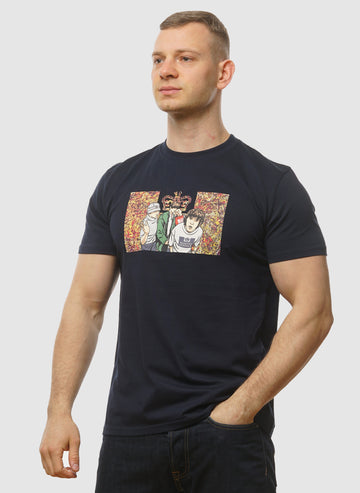 Number 5 Graphic T-Shirt - Navy