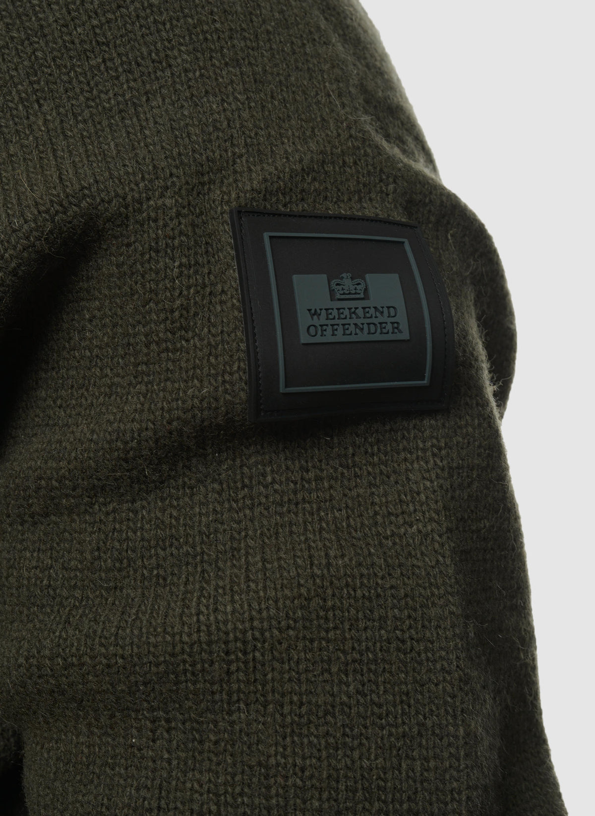 Castillos Knitted Quarter Neck - Black Forest