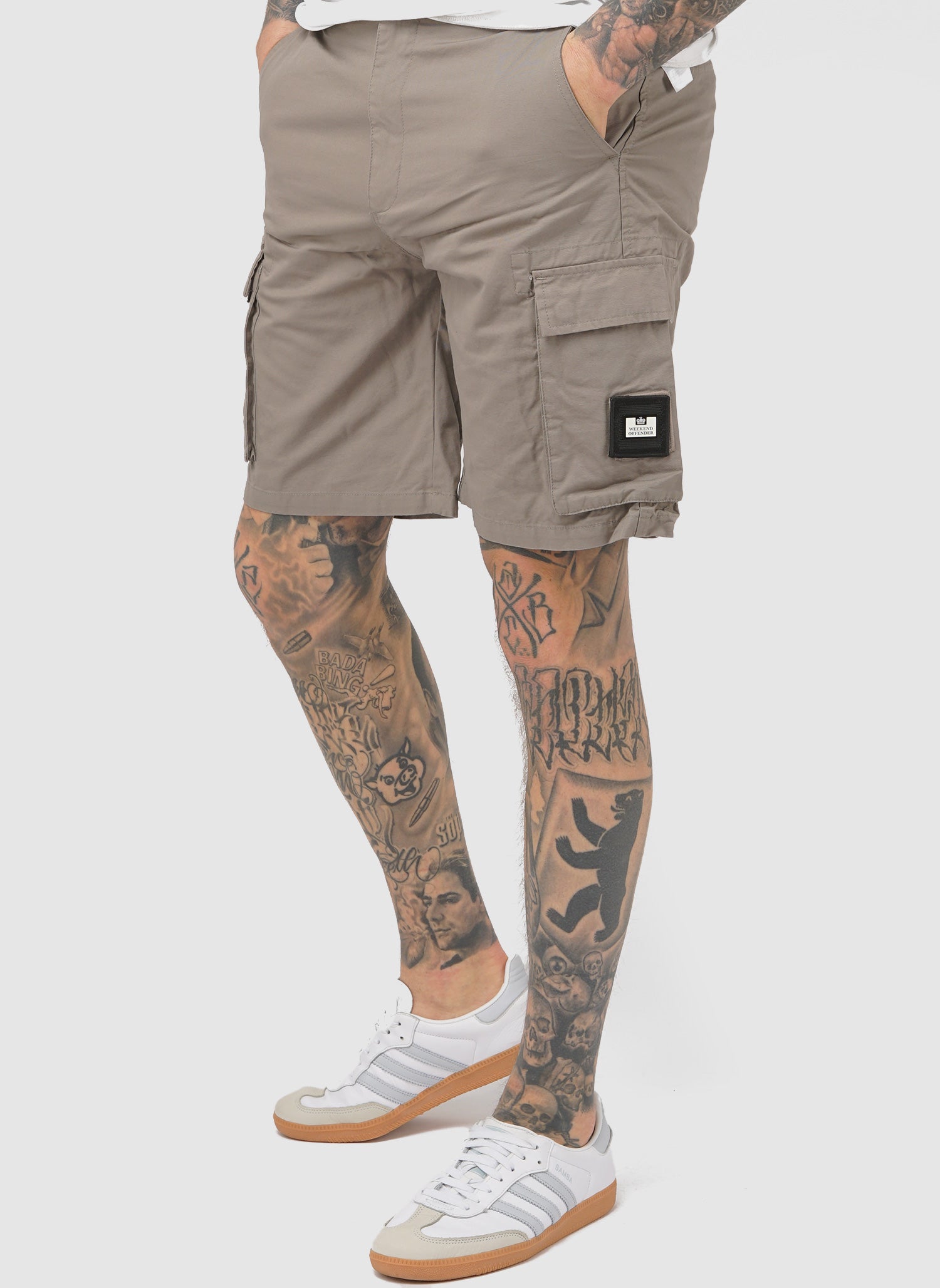 Mascia Cargo Short - Bark