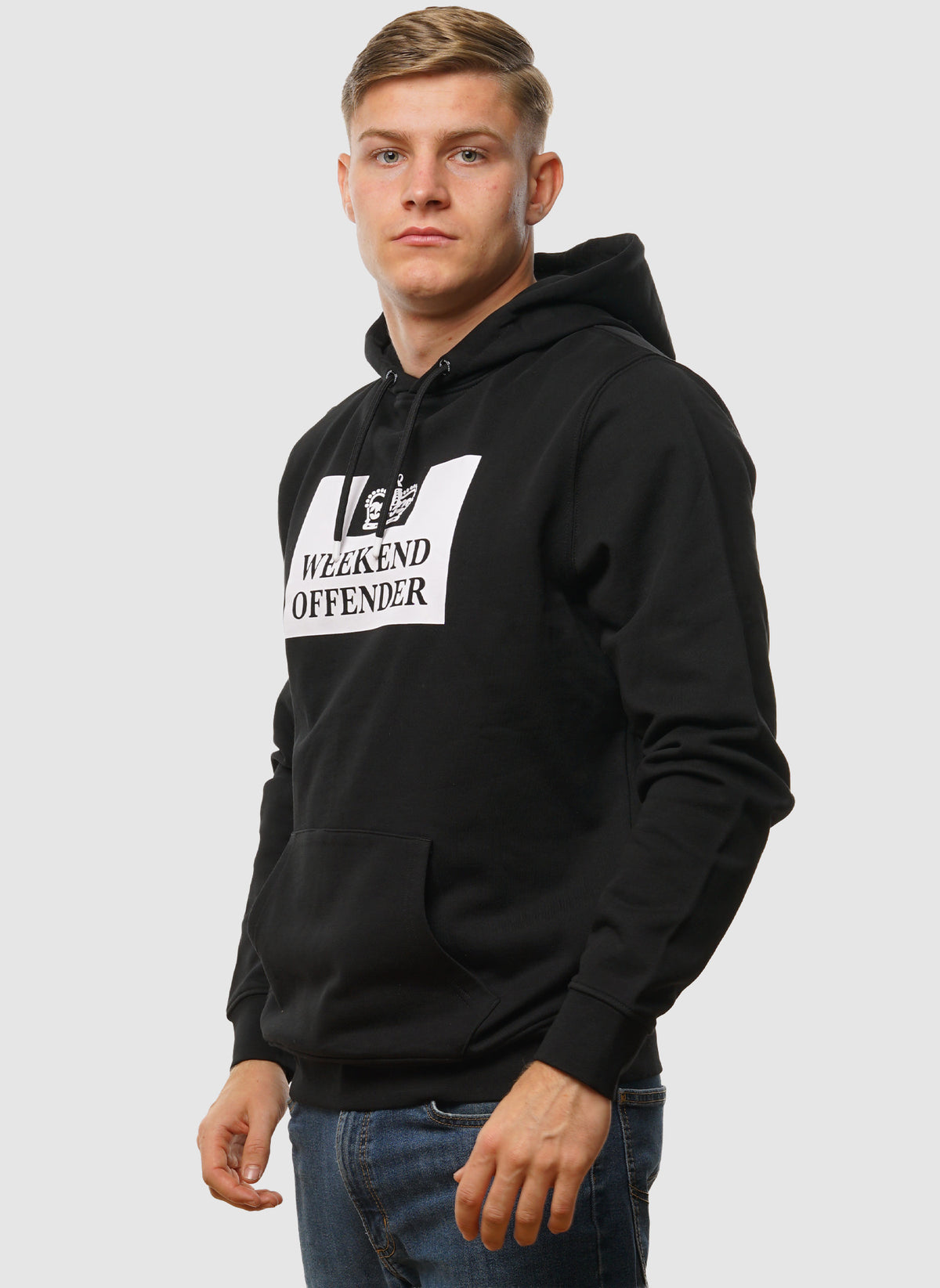 HM Service Hooded Sweatshirt - Black