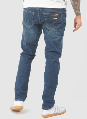 Tapered Fit Jeans - Washed Vintage