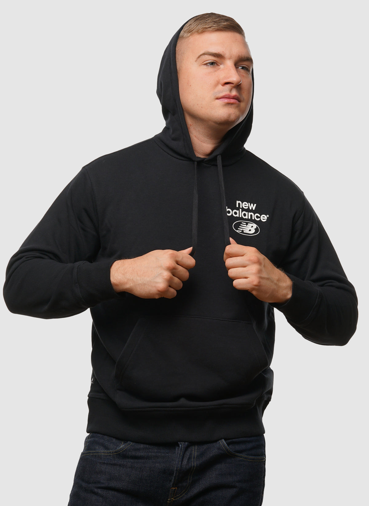 Reimagined French Terry Hoodie - Black