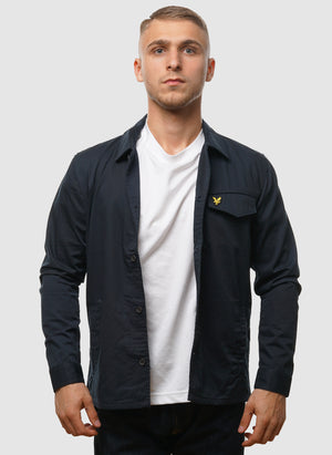 Pocketed Overshirt - Dark Navy