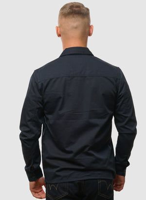 Pocketed Overshirt - Dark Navy