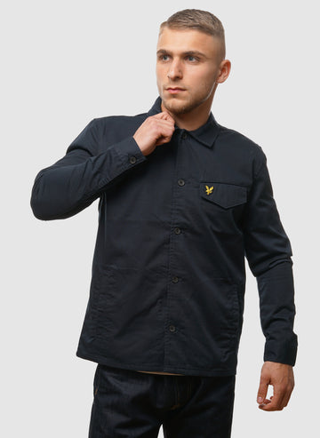 Pocketed Overshirt - Dark Navy