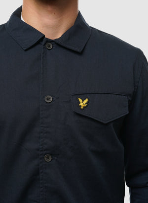 Pocketed Overshirt - Dark Navy