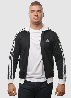 Beckenbauer Tracktop - Black/White