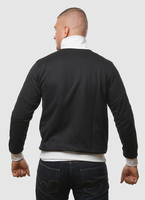 Beckenbauer Tracktop - Black/White