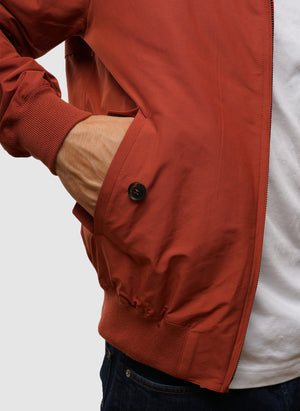 G9 Classic Harrington Jacket - Red Brick