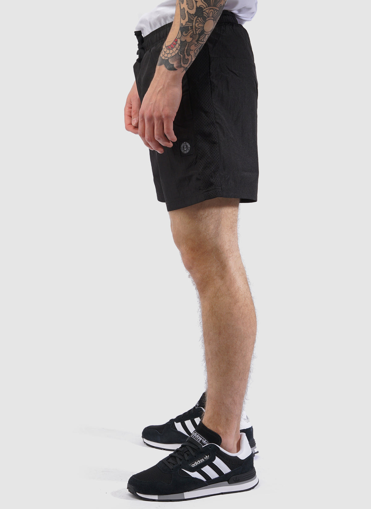 DMWU Patch Mesh Shorts - Black