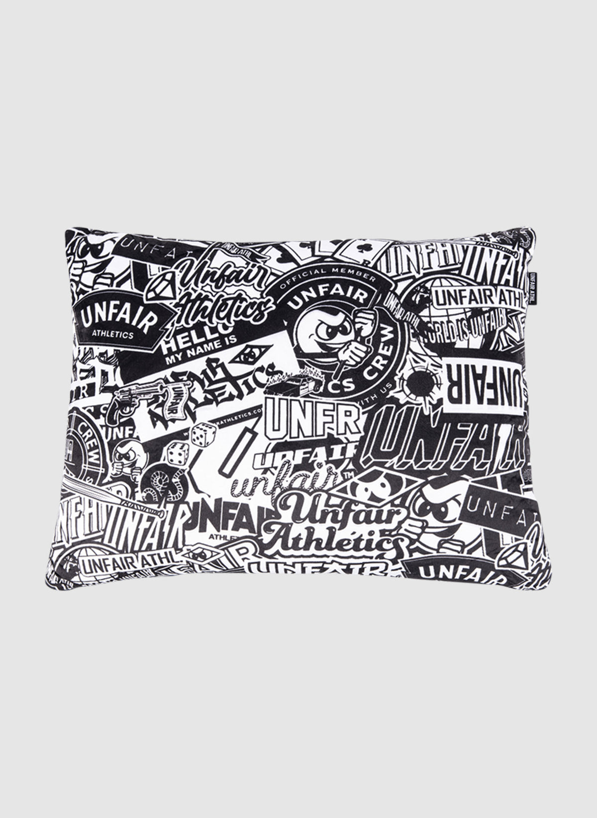 Unfair Chaos Logo Pillow - Black