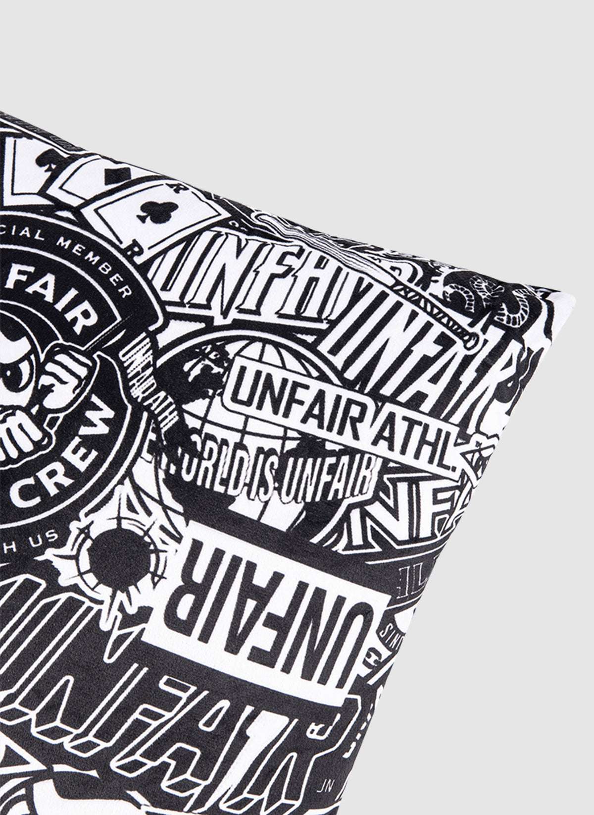 Unfair Chaos Logo Pillow - Black