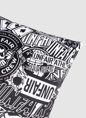 Unfair Chaos Logo Pillow - Black