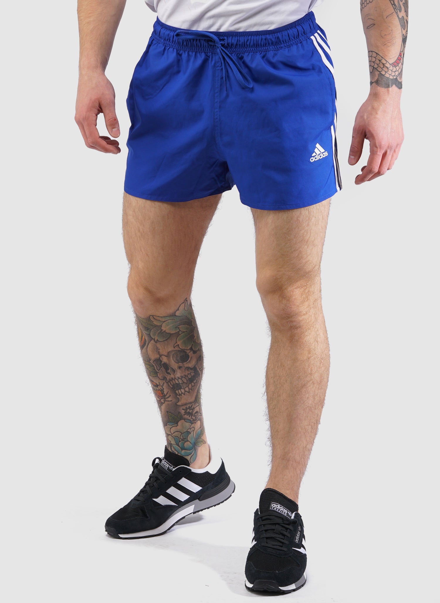 3-Streifen CLX Badeshorts - Royal Blue
