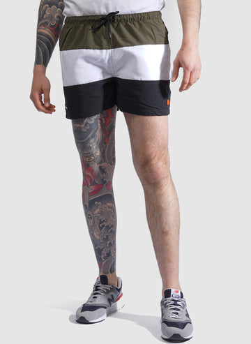 Cielo Swim Short - Khaki/Black