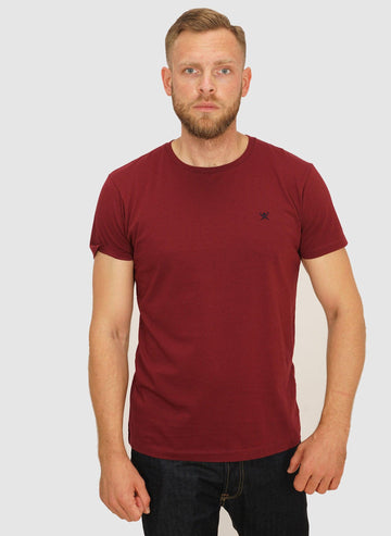 Small Logo T-Shirt - Oxblood-TSD - T-Shirts-1