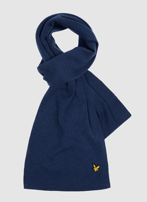 Plain Scarf - Dark Navy-TSD - Accessoires-Blue-1