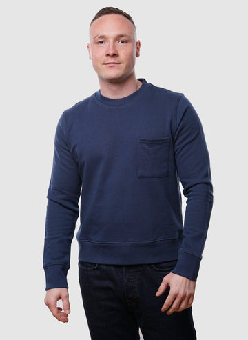 Pocket Sweatshirt - Navy-TSD - Pullover-1