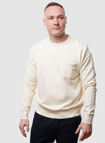 Pocket Sweatshirt - Seed Pearl-TSD - Pullover-1