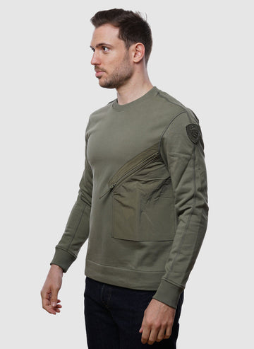 B.Tactical Sweatshirt - Military Green-TSD - Pullover-1