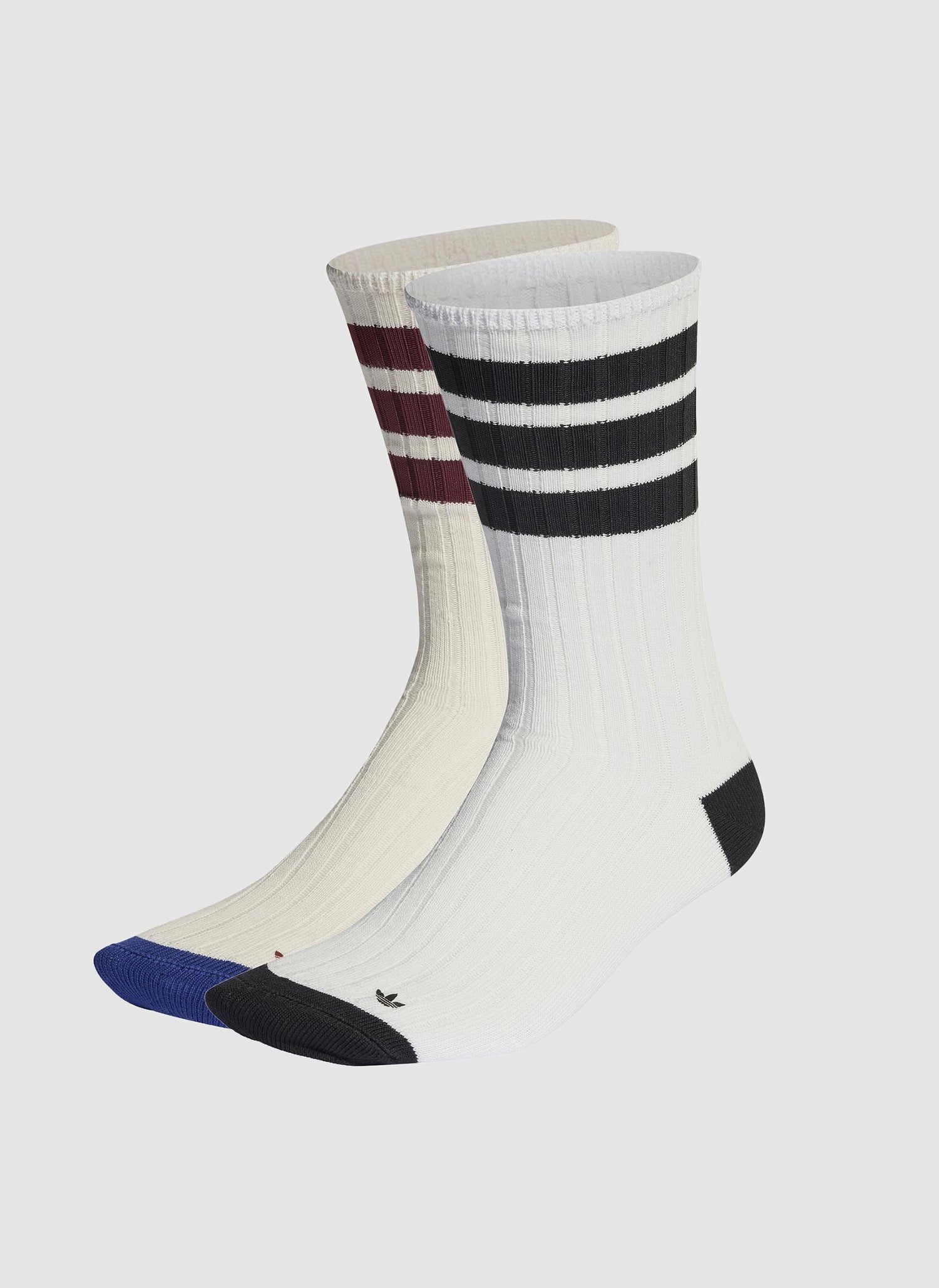 Premium Mid Crew Socks - Wonder White/Crystal White
