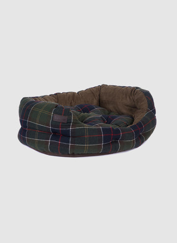 30in Luxury Dog Bed - Classic Tartan