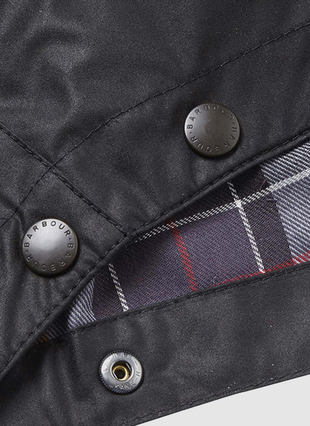 Waxed Cotton Hood - Black