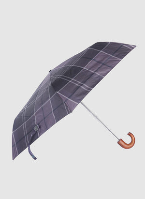 Tartan Mini Umbrella - Black